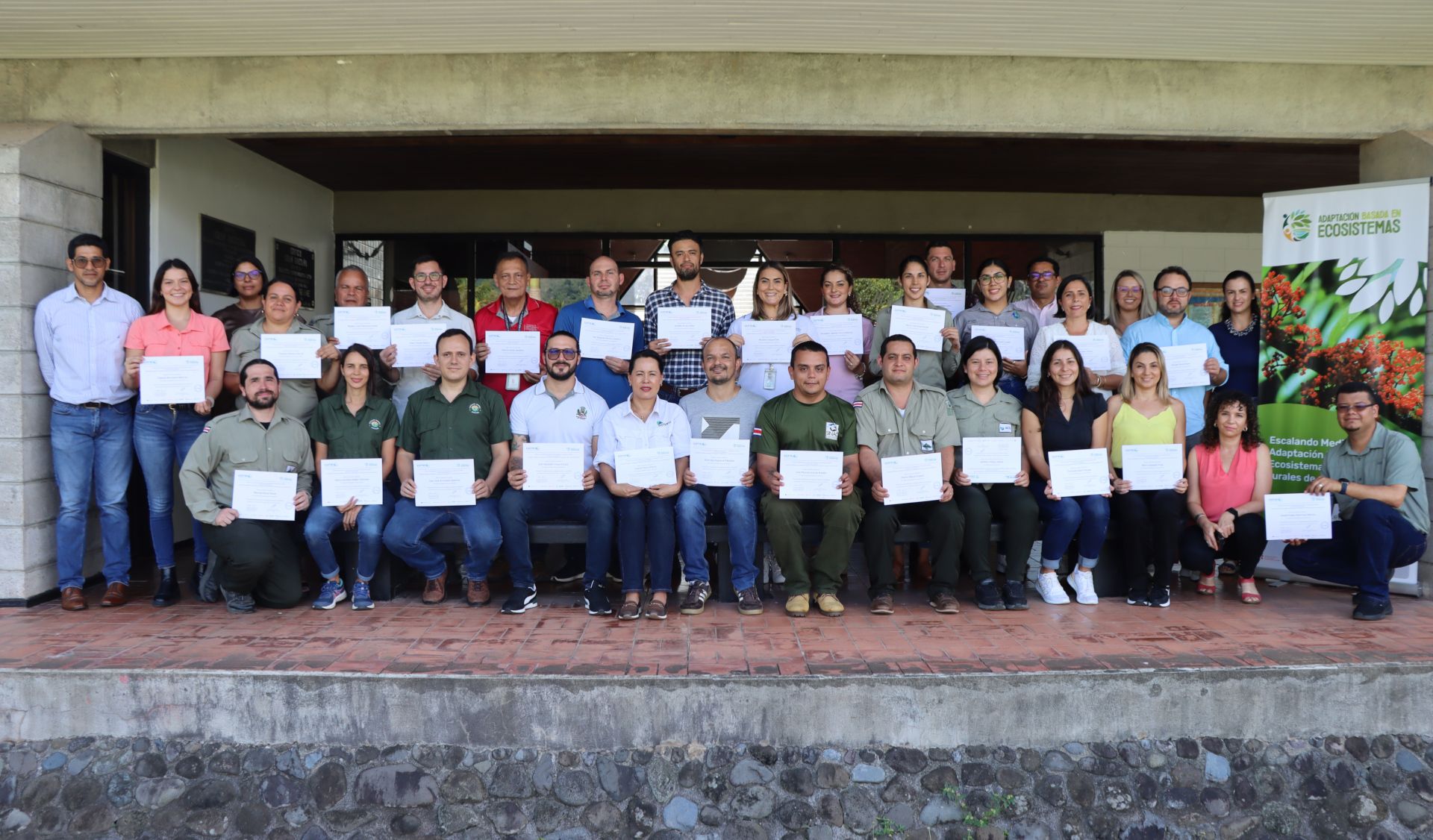 Participantes del curso de Formación de Formadores (as) en Adaptación basada en Ecosistemas